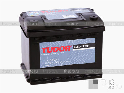 Аккумулятор TUDOR Starter  60Ah EN500 о.п.(242x175x190) (TC600A)