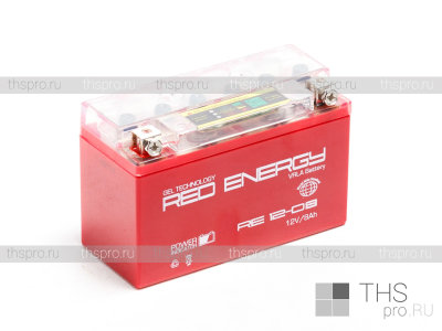 Аккумулятор RED ENERGY   8Ah EN140 п.п. (150х66х95) RE 1208 (YT7B-BS, YT7B-4)