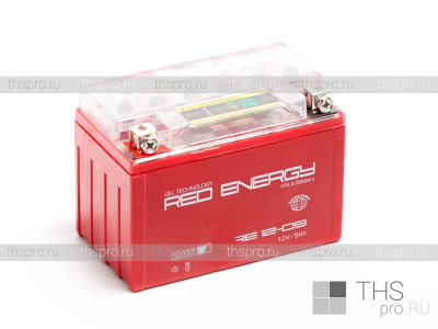 Аккумулятор RED ENERGY   9Ah EN140 п.п. (150х86х108) DS 1209 (YTX9-BS)