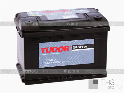 Аккумулятор TUDOR Starter  74Ah EN680 п.п.(278x175x190) (TC741)