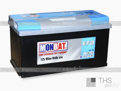 Аккумулятор MONBAT EFB  95Ah EN840 о.п. (353х175х190) (GM89L5XO_1)