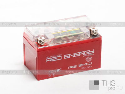Аккумулятор RED ENERGY  10Ah EN195 п.п. (150х86х93) RE 1210.1 (YTZ10S)