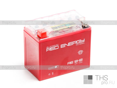 Аккумулятор RED ENERGY  12Ah EN190 п.п. (150х86х131) RE 1212 (YTX14-BS, YTX12-BS)