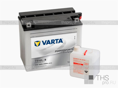 Аккумулятор VARTA 19Ah EN240 о.п.(176х101х156) POWERSPORTS Freshpack (YB16L-B) (Y6)(519011019)