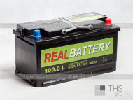 Аккумулятор REALBATTERY 100Ah EN870 о.п. (353х175х190)