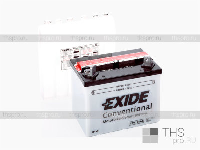 Аккумулятор EXIDE bike 24Ah EN240 п.п.(196x130x180) (U1-9)