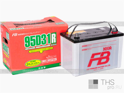 Аккумулятор FURUKAWA BATTERY FB Super Nova 95D31R 80Ah EN740 п.п.(304х171х225)