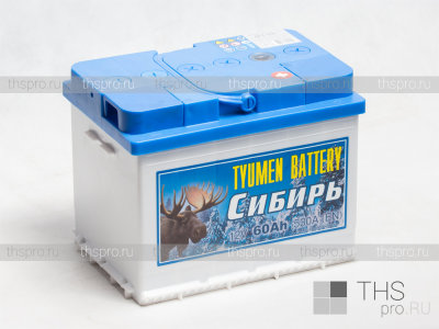 Аккумулятор TYUMEN Battery Сибирь  60Ah EN530 о.п. (242х175х190) L