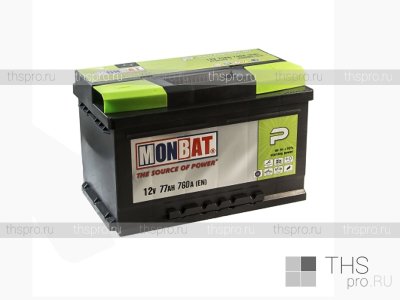Аккумулятор MONBAT P (Premium)  77Ah EN760 о.п. (278х175х190) (A78B3X0_1)