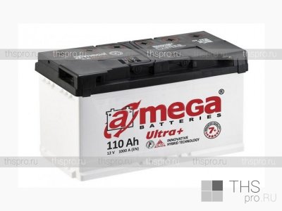 Аккумулятор A MEGA BATTERIES Ultra+ 110Ah EN1000 о.п. (352x175x190)