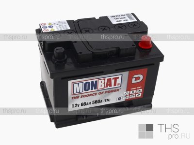 Аккумулятор Monbat D (Dynamic)  66Ah EN560 о.п. (278х175х175) (А66B3W0_1)