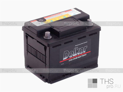 Аккумулятор DELKOR  55AhEN525 п.п. (241x174x188)  (55565)