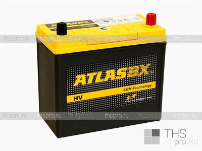 Аккумулятор ATLAS  45Ah EN370 о.п.(236х124х224) (S46B24L) AGM ABX J