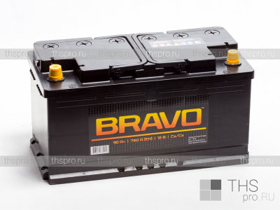 Аккумулятор BRAVO 90Ah EN760 п.п. (353х177х190)