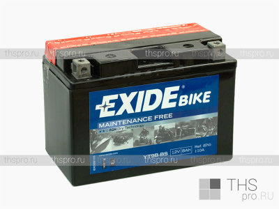 Аккумулятор EXIDE bike  8Ah EN110 п.п.(150x70x105) (ET9B-BS/YT9B-BS)