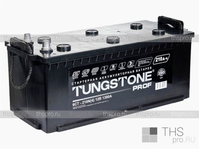 Аккумулятор Tungstone Prof 6CT-210Ah N(4) EN 1390 (516х223х223) о.п. (В13,ПБ)