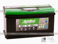 Аккумулятор AutoPart Galaxy EFB 100Ah EN900 о.п.(353х175х190)