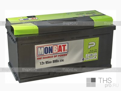 Аккумулятор MONBAT P (Premium) 95Ah EN850 о.п. (353х175х175) (A89B5X0_1)