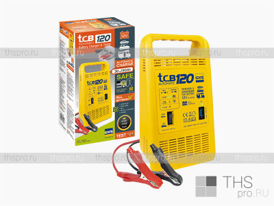 Зарядное устройство-тестер TCB 120 автомат, 12В, 10,5А, 120Вт (АКБ 15-120Ач) GYS (Франция)