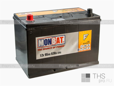 Аккумулятор MONBAT F (Formula) JIS 95Ah EN630 п.п. (304х173х220) (G67J0X0_1) (борт)