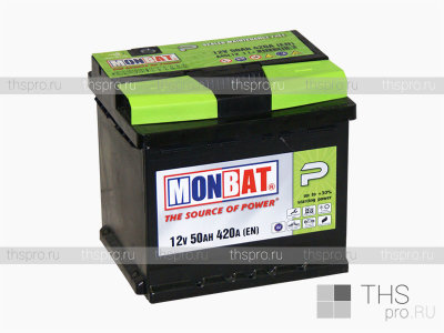 Аккумулятор MONBAT P (Premium)  50Ah EN420 п.п. (207х175х190) (A45L1X0_1)