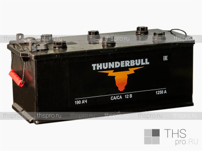 Аккумулятор  ThunderBull  190Ah EN1250 о.п.(524х239х223) (КБ) (B13)