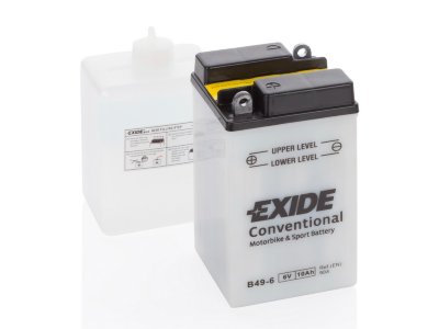 Аккумулятор EXIDE bike 10Ah EN90 п.п.(90x82x160) (B49-6)