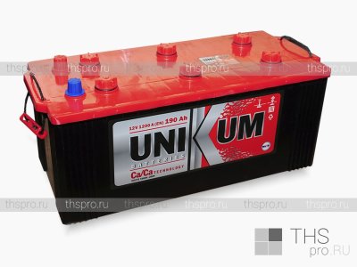 Аккумулятор Unikum 190Ah EN1200 п.п. (513х223х223) (L+) (В00, ПК)