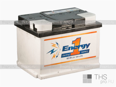 Аккумулятор  Energy 1   60Ah EN500 о.п.(242х175х175) низкий