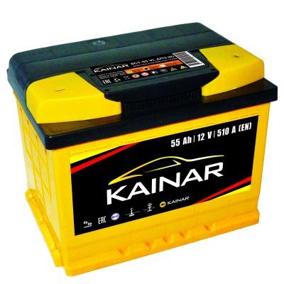 Аккумулятор KAINAR  55Ah 500EN о.п.(242x175x190)