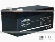 Аккумулятор DELTA  12V   3,3Ah (DT 12032) (135х67х67)