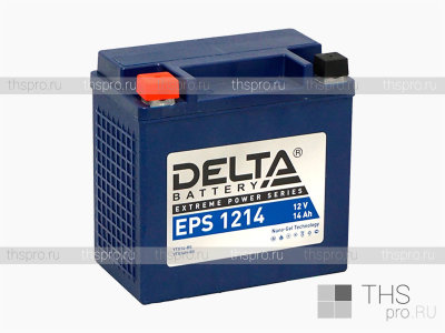 Аккумулятор DELTA  14Ah EN220 п.п. (149х87х144) EPS 1214 (YTX14-BS, YTX14H-BS)