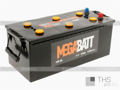 Аккумулятор  MEGA BATT  190Ah EN1200 п.п.(530х223х223)