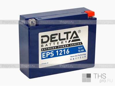 Аккумулятор DELTA  16Ah EN230 о.п. (205х70х162) EPS 1216 (YTX16AL-A2)