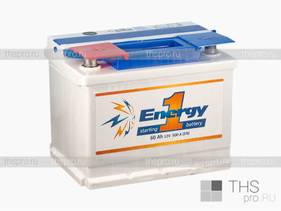 Аккумулятор  Energy 1   60Ah EN500 п.п.(242х175х190)