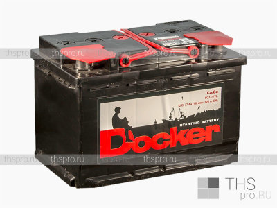 Аккумулятор DOCKER  77Ah EN620 п.п.(276×175×190)