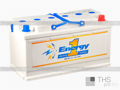 Аккумулятор  Energy 1  100Ah EN720 о.п.(353х175х190)