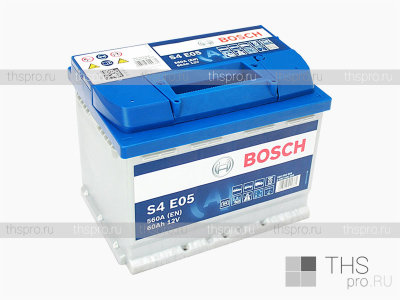 Аккумулятор BOSCH S4 E05 EFB 60Ah 560A (EN) о.п.(242х175х190) 560 500 056