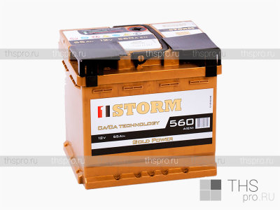 Аккумулятор 1STORM  Gold  55Ah EN560 uni (207х175х190)