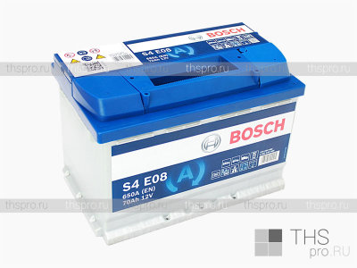 Аккумулятор BOSCH S4 E08 EFB 70Ah 650A (EN) о.п.(278х175х190) 570 500 065