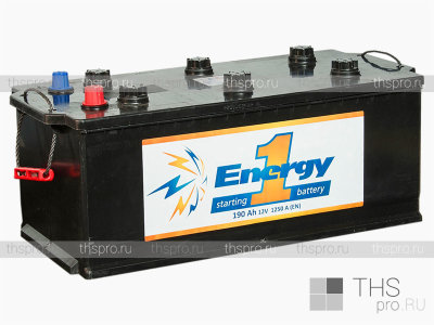Аккумулятор  Energy 1  190Ah EN1250 о.п.(524х239х223) (ПК) (B13)