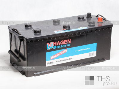 Аккумулятор HAGEN 190Ah EN1000 п.п.(513х223х223) (69010)