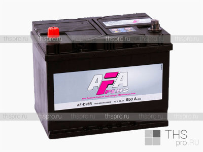 Аккумулятор AFA 68 Ah EN550 п.п. (261х175х220) (AF-D26R)