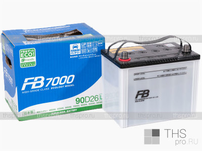 Аккумулятор FURUKAWA BATTERY FB 7000 90D26L 73Ah EN750 о.п.(257х170х225)