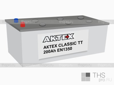 Аккумулятор АКТЕХ CLASSIC ТТ 200Ah EN1350 о.п.(514x218x217) (Униклемма)