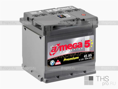 Аккумулятор A MEGA BATTERIES Premium  45Ah EN450 о.п. (207x175x190)