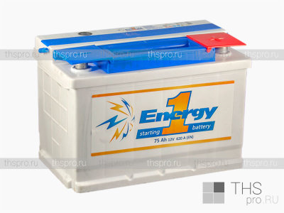 Аккумулятор  Energy 1   75Ah EN620 о.п.(258х173х220) Asia