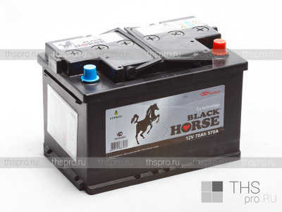 Аккумулятор Black Horse 70Ah 570EN о.п.(278х175х190)