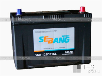 Аккумулятор SEBANG 100Ah EN830 о.п.(306x173x225) 125D31KL