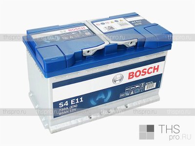 Аккумулятор BOSCH S4 E11 EFB 80Ah 730A (EN) о.п.(315х175х190) 580 500 073